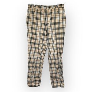 Burberry nova plaid pants size US 14